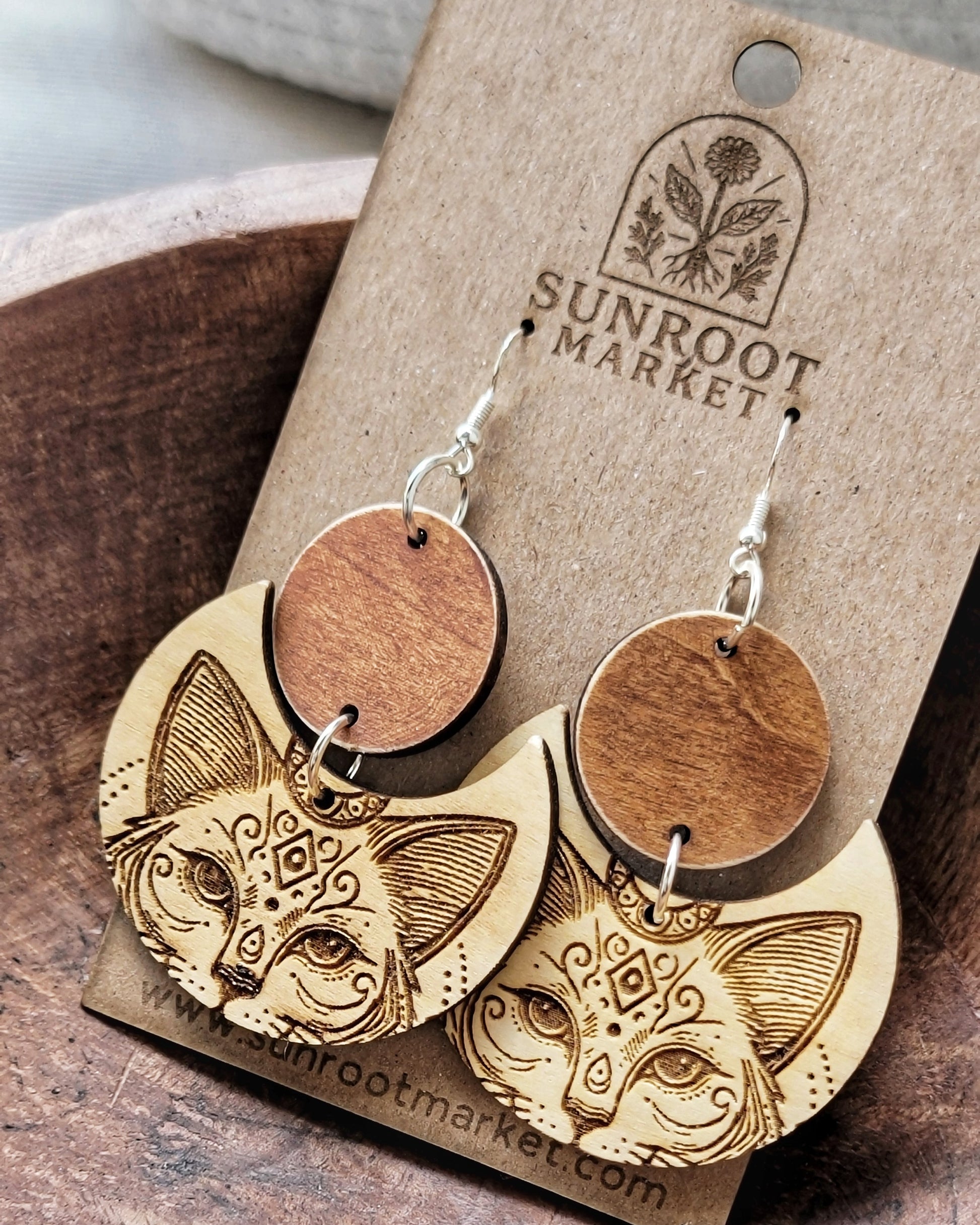 Bohemian Cat Earrings
