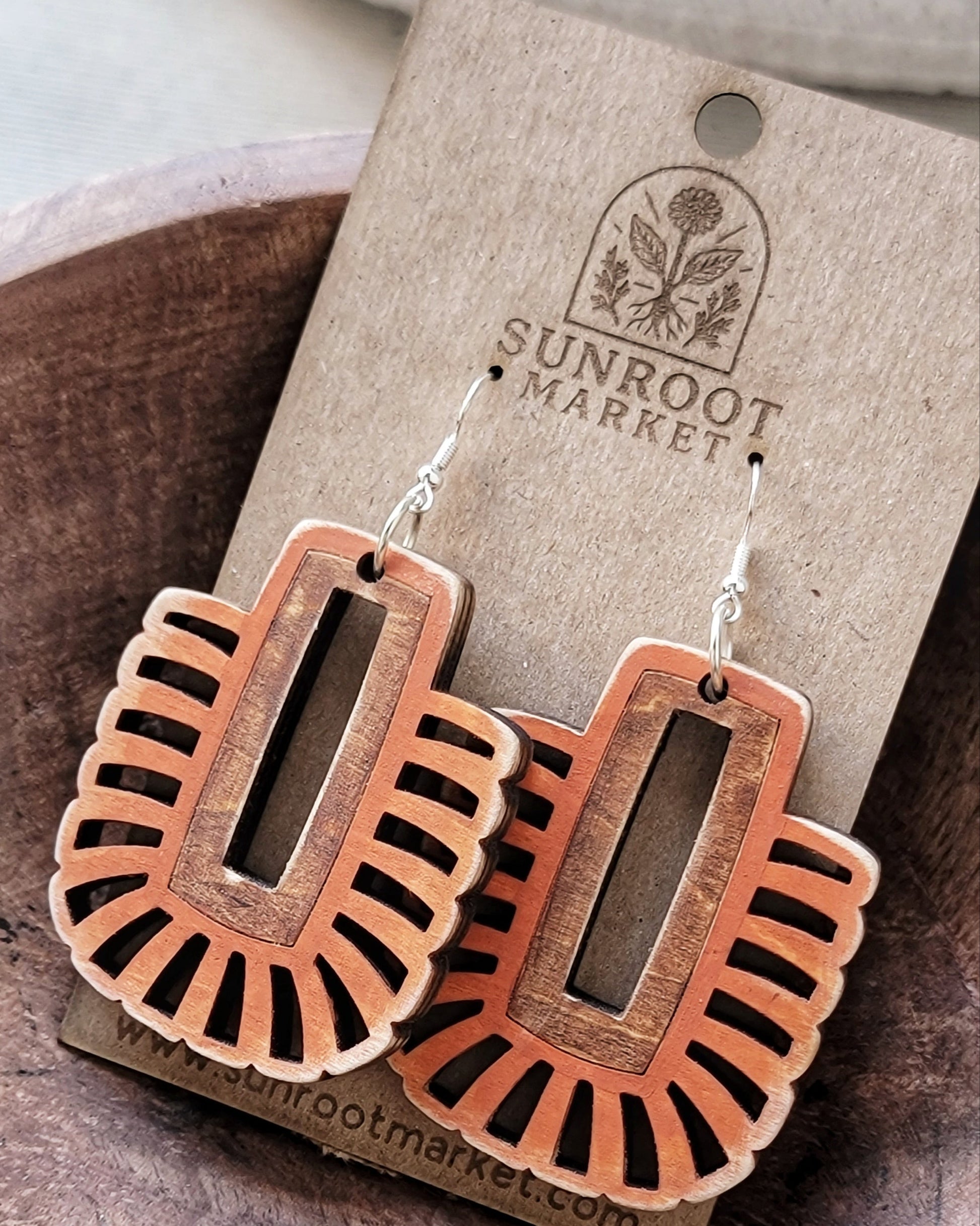 Rust Bohemian Earrings