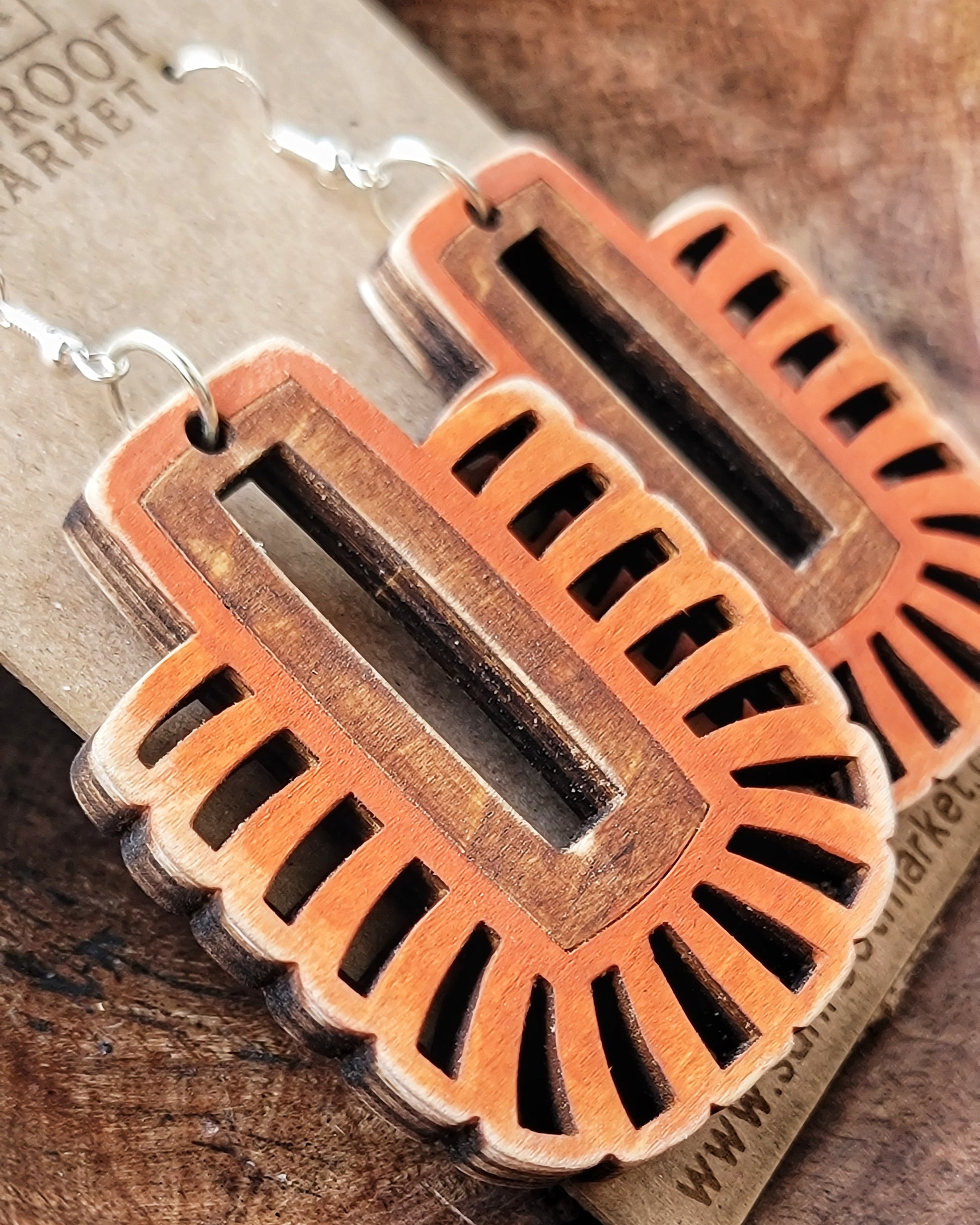 Rust Bohemian Earrings