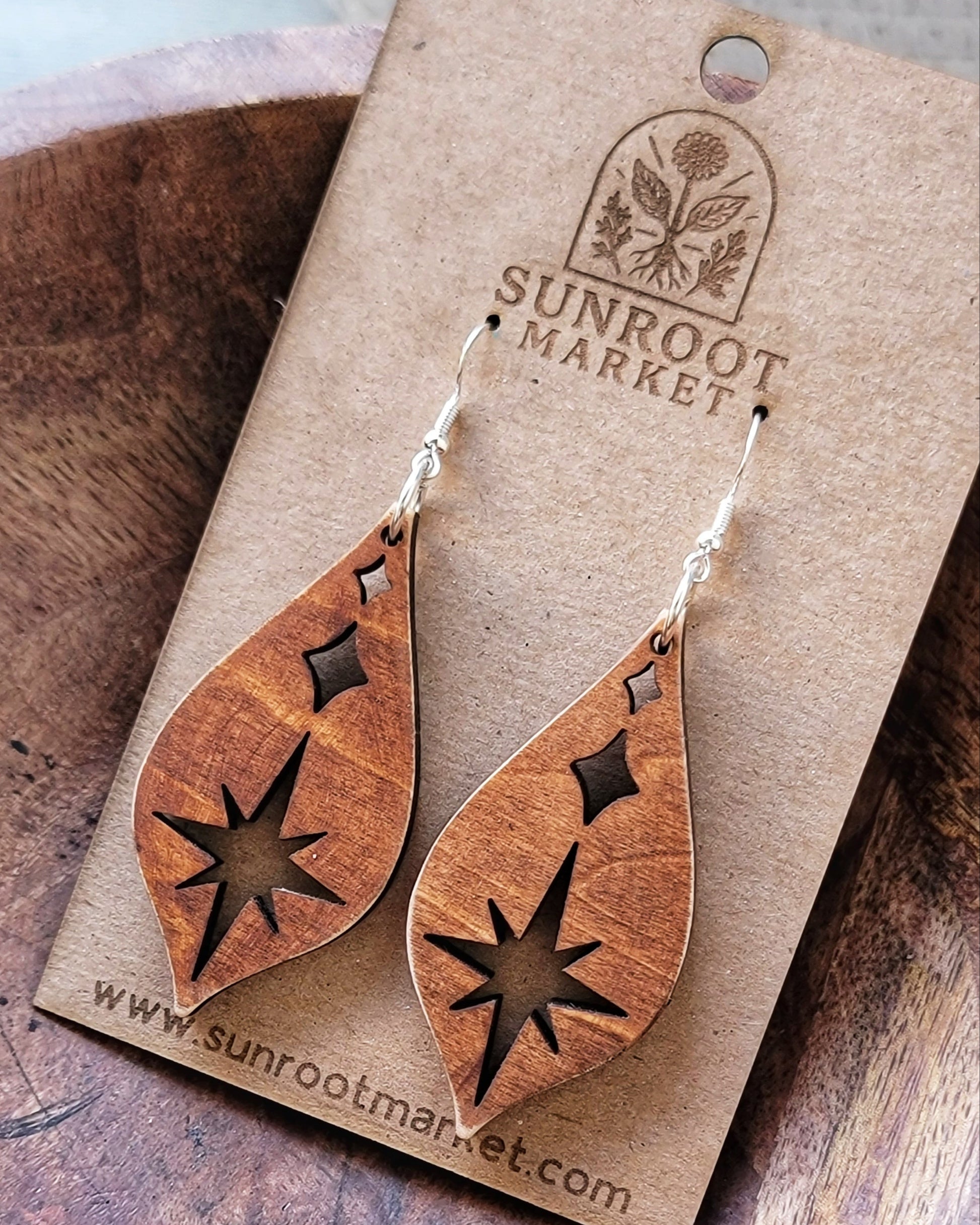 Triple Star Earrings