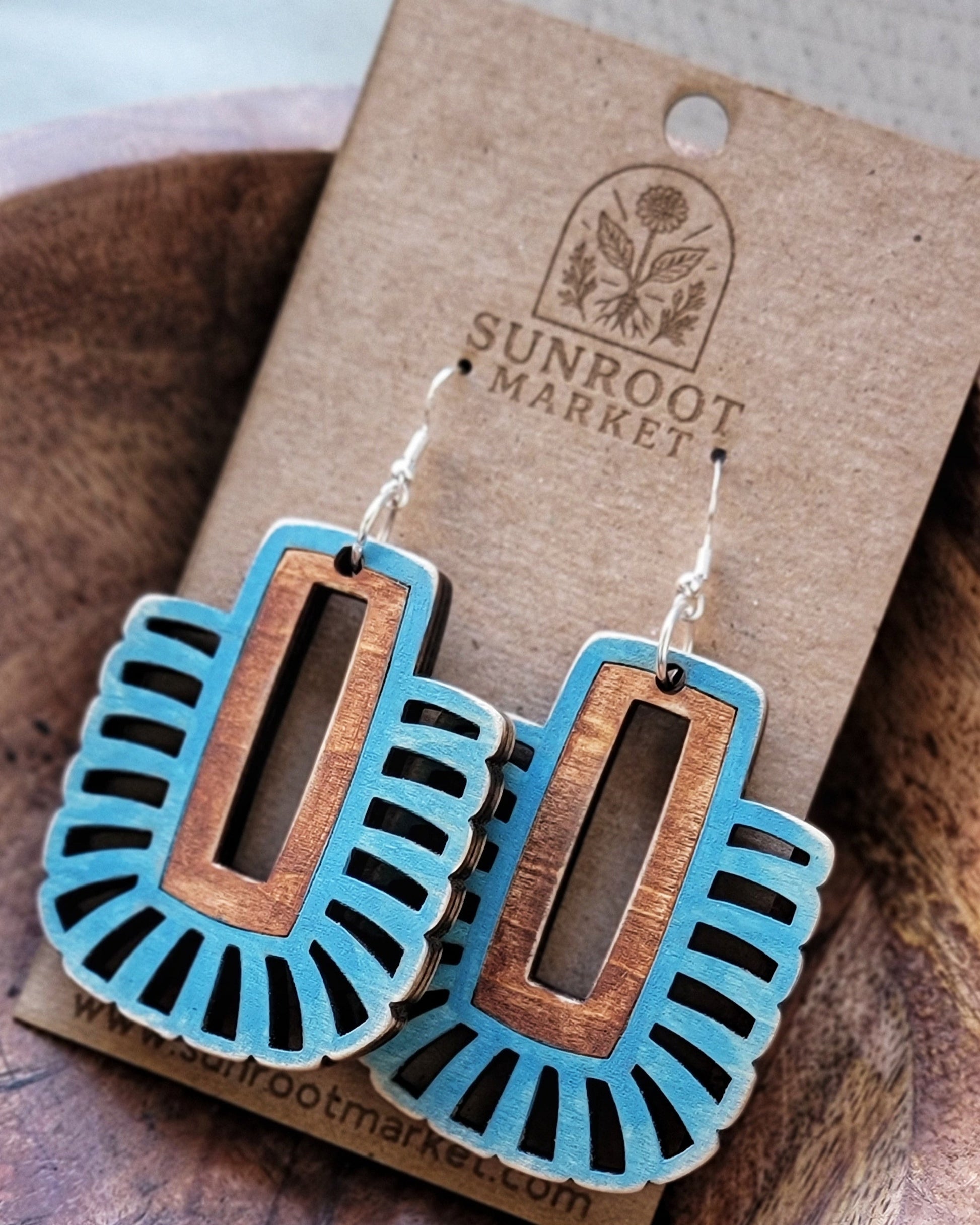Blue Bohemian Earrings