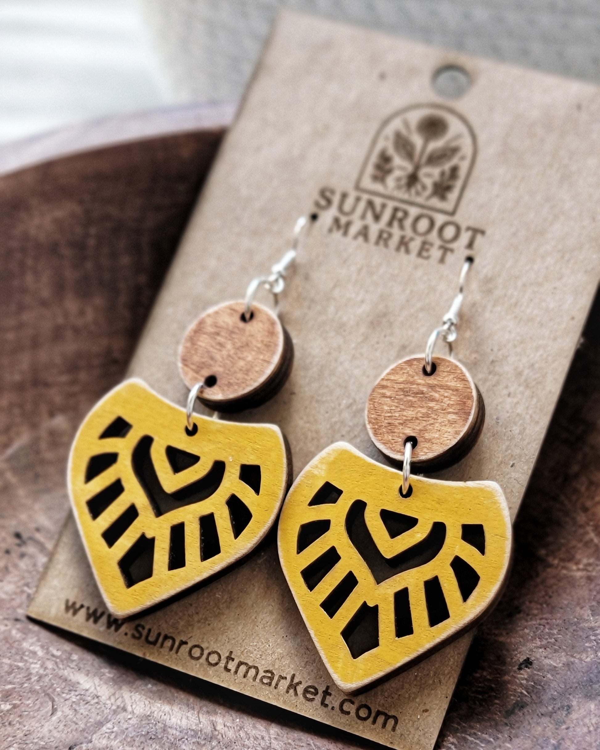 Ochre Boho Earrings