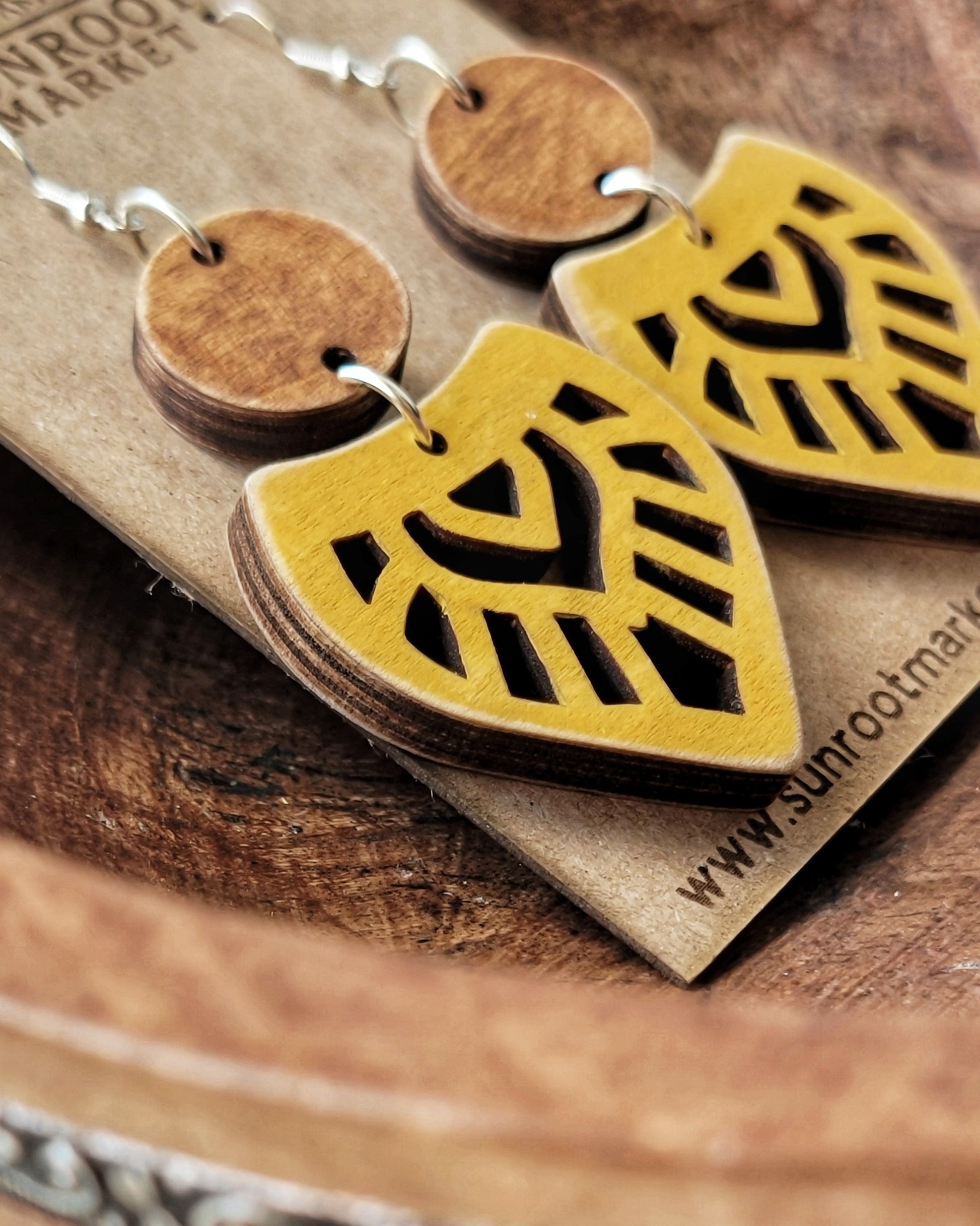 Ochre Boho Earrings