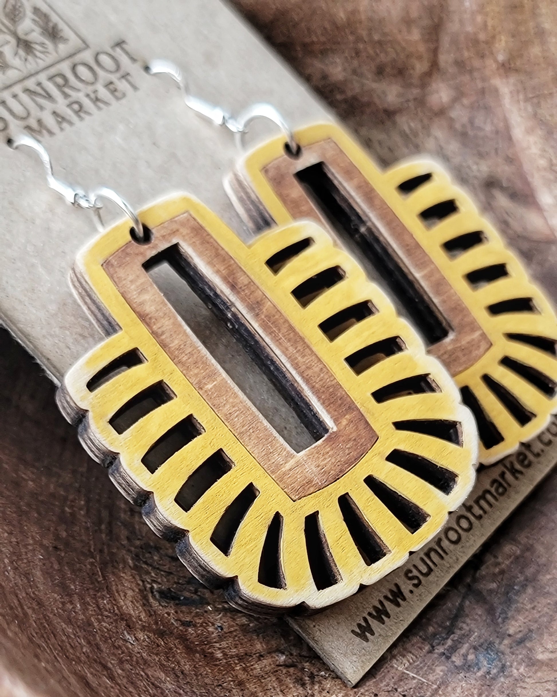 Ochre Boho Earrings