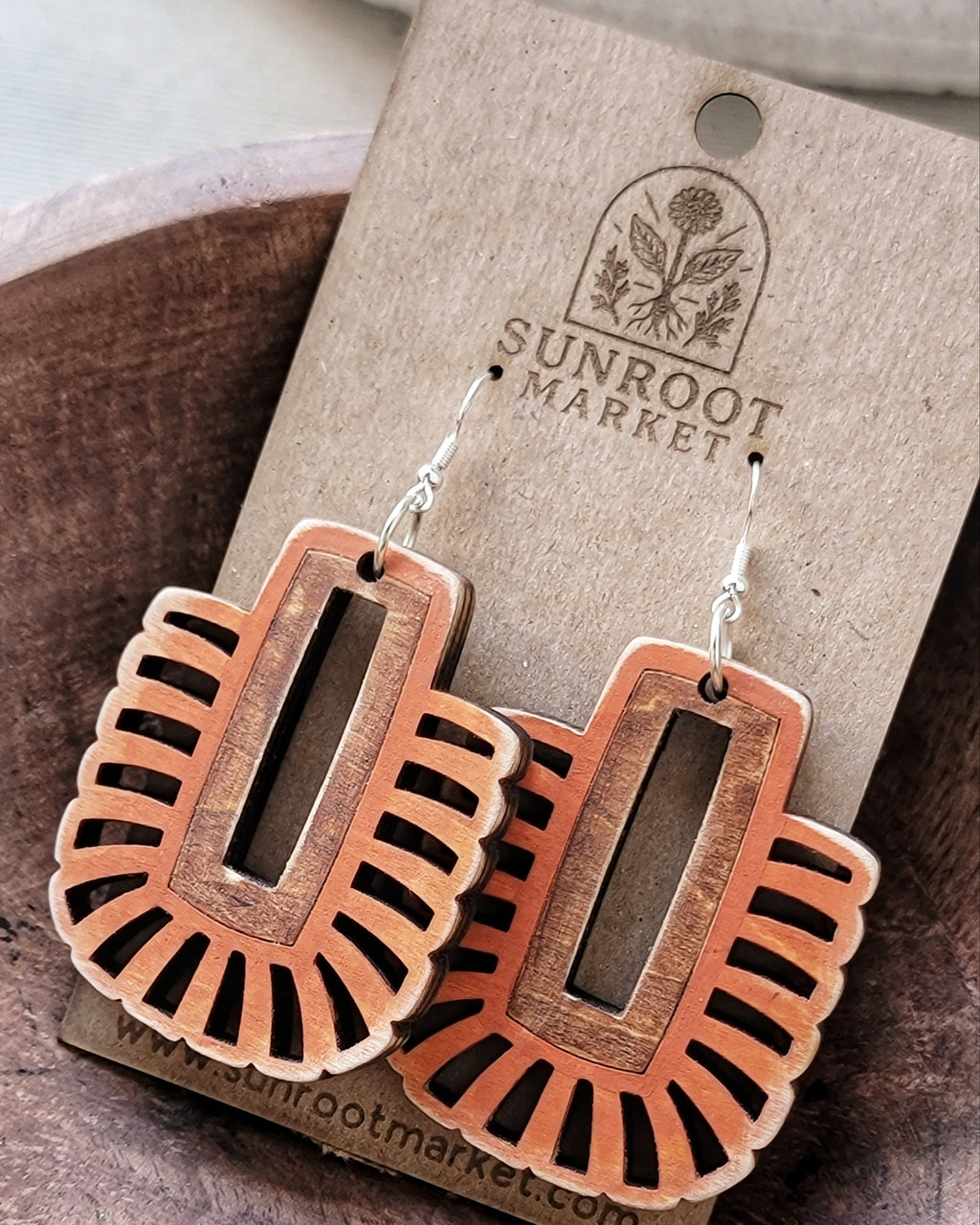 Rust Bohemian Earrings