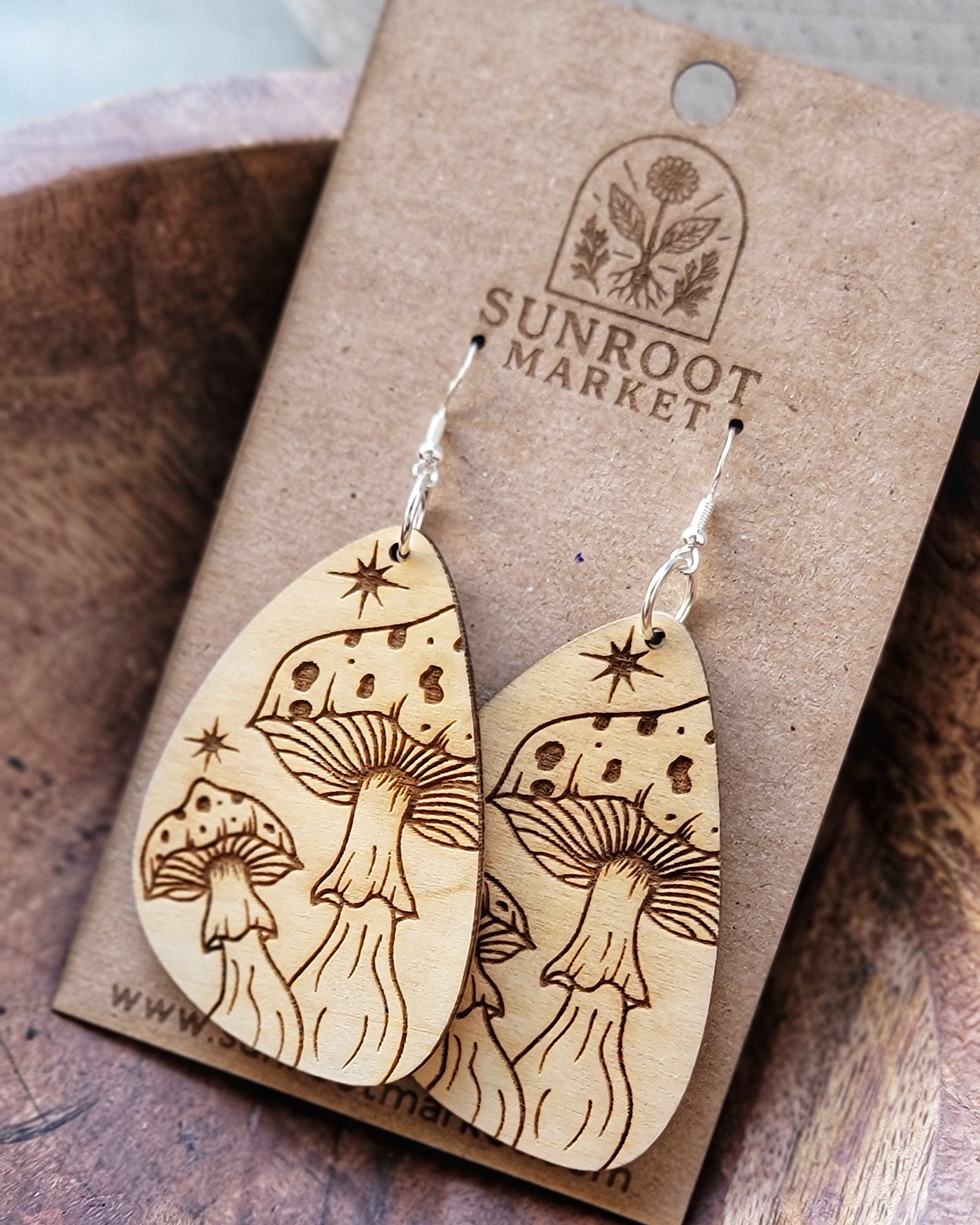 Mushroom Earrings