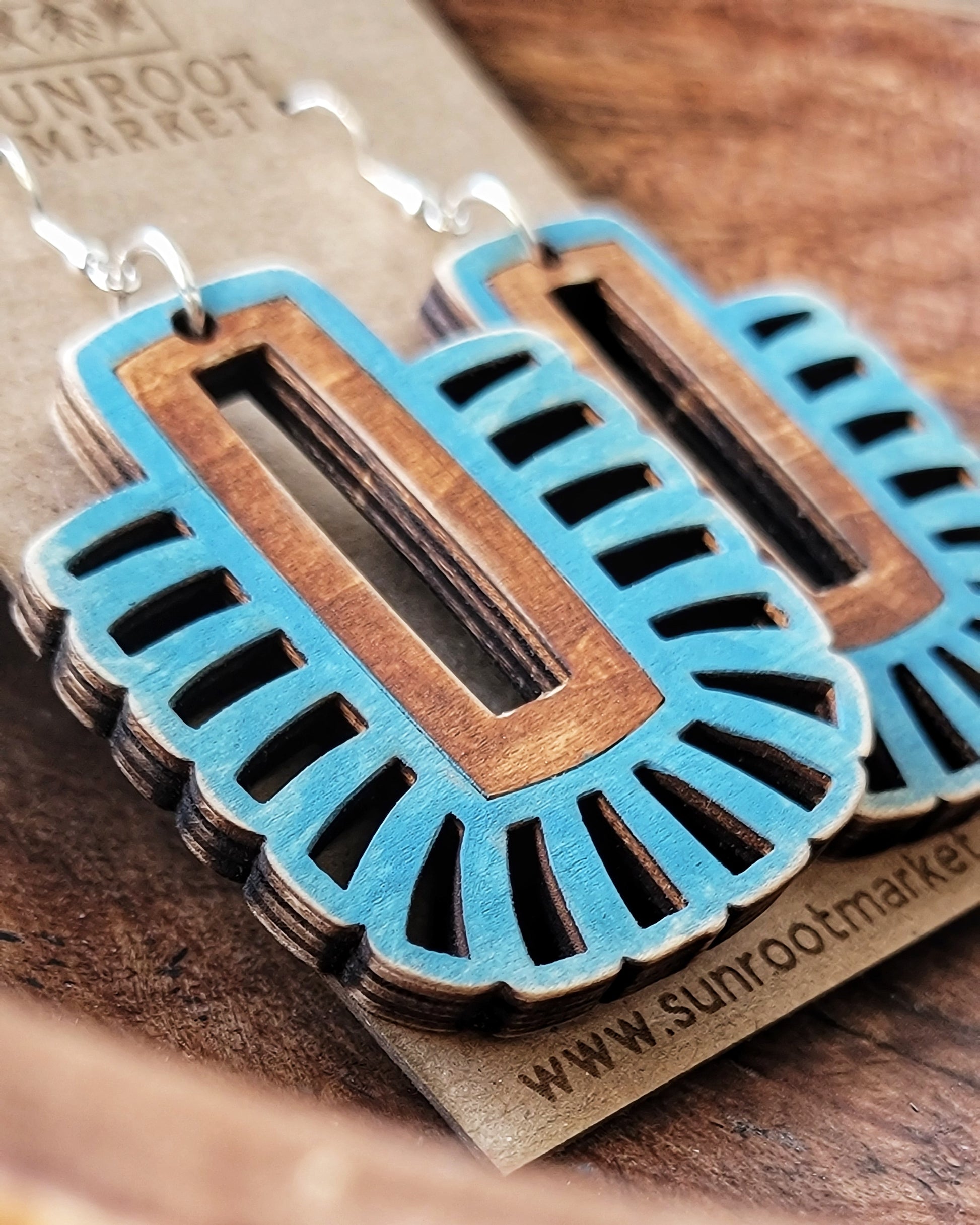 Blue Bohemian Earrings