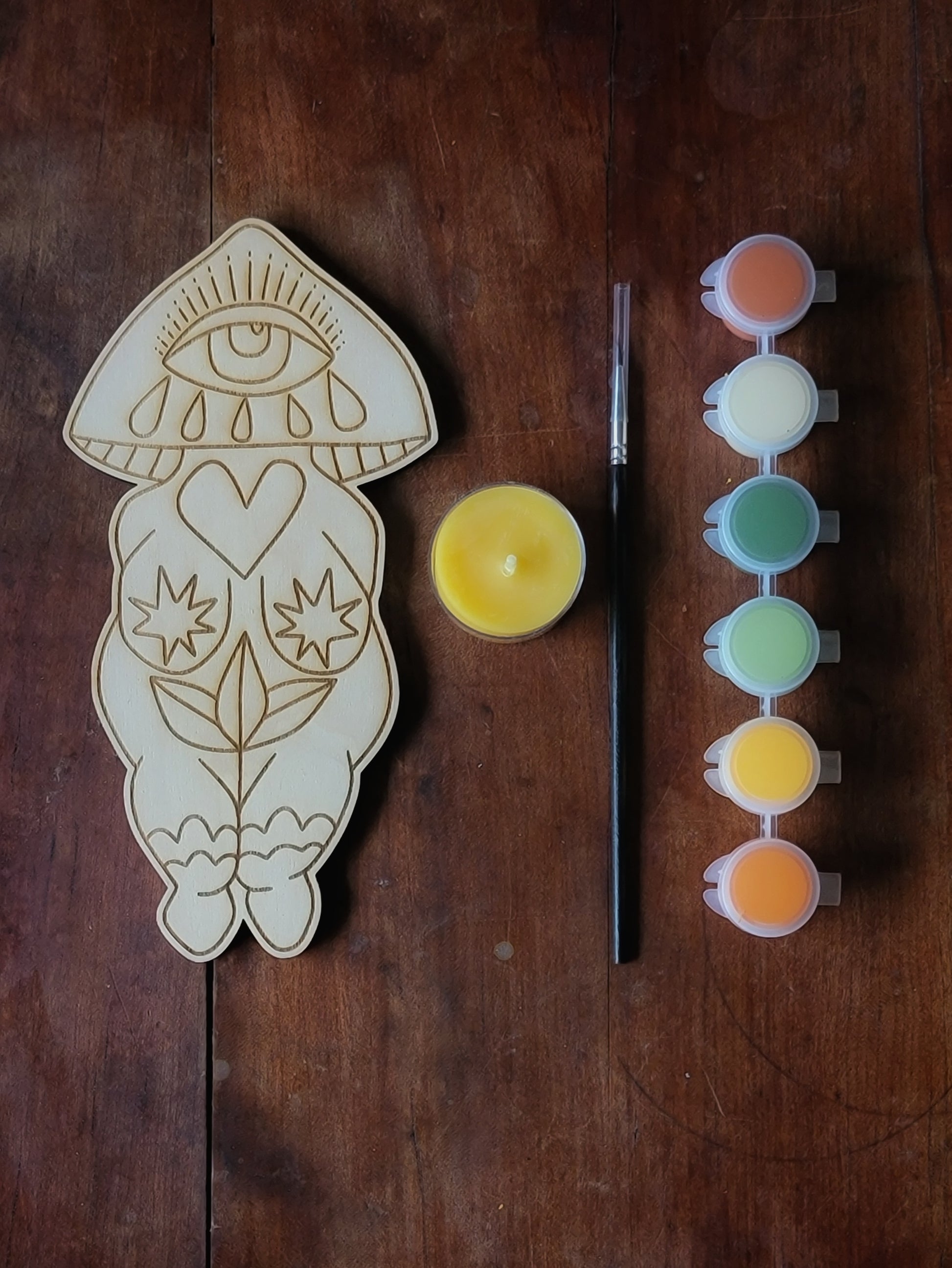 Altar Art Paint Kit - Mystic Mushroom